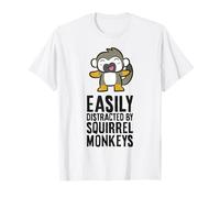 Easily Distracted By Squirrel Monkeys T-Shirt