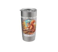 Easily Distracted by Squirrels. Squirrels Squirrel Stainless Steel Insulated Tumbler