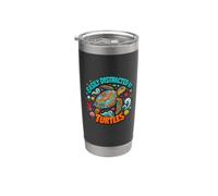 Easily Distracted By Turtles Cute Funny Sea Turtle Lover Stainless Steel Insulated Tumbler