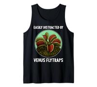 Easily Distracted by Venus Flytraps Venus Flytrap Tank Top