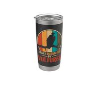 Easily Distracted By Vultures Retro Bird Condor Buzzard Stainless Steel Insulated Tumbler