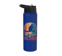 Easily Distracted By Vultures Retro Bird Condor Buzzard Stainless Steel Insulated Water Bottle