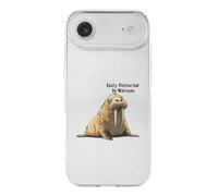 Easily Distracted By Walruses Cute Walrus Cute Phone Case Compatible for iPhone 17/Air/Pro/Pro Max Slim Fit Shockproof TPU Phone Cover