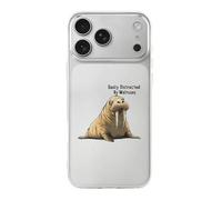 Easily Distracted By Walruses Cute Walrus Cute Phone Case Compatible for iPhone 17/Air/Pro/Pro Max Slim Fit Shockproof TPU Phone Cover