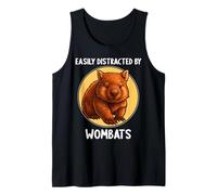 Easily Distracted by Wombats Wombat Tank Top