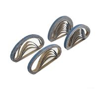 Easily Grind and Polish with this Pack of Ten Premium Zircon Corundum Sanding Belts Designed to Last Longer than Standard Options (80#)