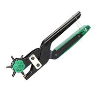 Easily Leather Punch Professional Leather Hole Punch Belt Hole Punch Set, Round Holes, for Belts, Card, Fabric, Rubber, Paper and More Leather, Set