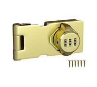 Easily Manage Access to Your Belongings with a User Friendly Keyless Digital Locker Featuring Adjustable Password Settings (4.5inch-Gold)