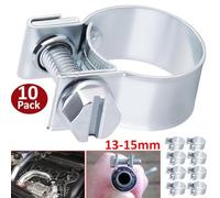 Easily Secure Your Pipes with This Package of Ten, Rust Resistant Clamp Solutions Your Needs (13-15mm)
