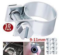 Easily Secure Your Pipes with This Package of Ten, Rust Resistant Clamp Solutions Your Needs (9-11mm)