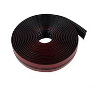Easily Secured Wall Protection The Perfect Solution To Safeguard Against Damage With Our Comprehensive Length of Strip (Black)