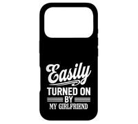 Easily Turned On By My Girlfriend Funny Design Case for iPhone 17 Pro