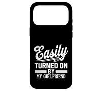 Easily Turned On By My Girlfriend Funny Design Case for iPhone 17 Pro Max