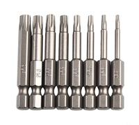 Easily Unscrew Any Fastener The Essential Collection of Eight Magnetic for Torx Bits at a Practical Size
