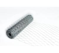 Easipet Chicken Wire Mesh 50mm x 600mm x 50m Galvanised Steel Fencing 20 Gauge