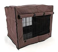 Easipet Dog Cage Cover, Waterproof 600D Polyester with PU Coating, Available in 5 Sizes, Chocolate Brown