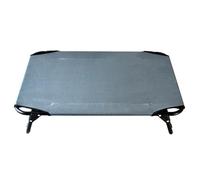 Easipet Elevated Dog Bed with Steel Frame, Medium, Grey, 80cm x 55cm x 18cm