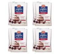 EasiYo Greek Style Black Cherry Yogurt 8 Sachet Pack | Each Sachet Makes 1KG of Yogurt
