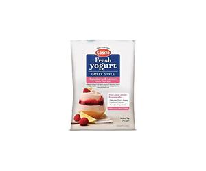 EasiYo Greek Style Lemon & Raspberry - New - 1 x 240g Sachets
