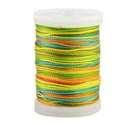 Easnea 110m Fiber Archery Bow String Serving Material Bowstring Protect - 4 Colors Orange/Purple/Multicolor/Yellow Multi-coloured
