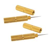 Easnea 2Pcs Airbrush Repair Tool Cleaning Nozzle Needle Spray Reamer Airbrush Cleaner Accessories Professional Cleaning Kit Tools