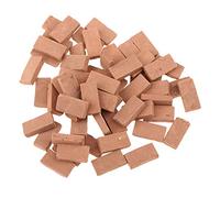 Easnea 50pcs 1/35 Resin Brick Model Kits Painted for Miniature Landscape Scenery and Wargame Miniatures Terrain Buildings Ruins