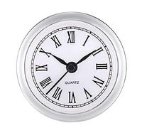 Easnea 61mm Quartz Clock Insert Round Clocks Head Insert Quartz Movement Clock Insert Round Clock Fit-up Insert Quartz Clock Insertion Classic Clock Movement Repair Accessories