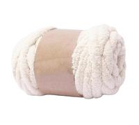 Easnea Chunky Yarn, 250g, Polyester, Perfect for Arm Knitting, Blankets, Throws, Pillows, Beige