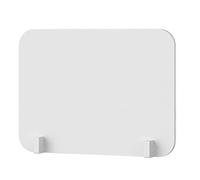 Easnea Desktop Partition Board Sneeze Guard Protective Screens Checkout Counter Privacy Divider Desk Divider Desk Privacy Panel Table Separator Panel for Testing Center, Desktop, Educational