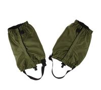 Easnea Gaiters, Low Adjustable Waterproof Leggings Snow Boots Protective Covers, Ankle High, Men Women Outdoor Camping Hiking Trekking Hunting Army Green