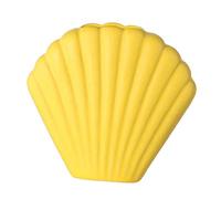 Easnea Shell Shape Vase, Ceramic Vase, Ceramic Flower Vases for Modern Home Decor, Indoor Planter Plant Pot, Home Decoration Art Decor - M Yellow