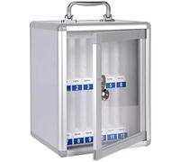 Easnuroz Cell Phone Locker Box 12/24 /36/48/60 Slots Aluminum Alloy Company Conference Mobile Phone Storage Cabinet Suitable For People Who Lack Self-control(12)