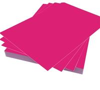 Eason Bros - 150 Sheets A4 Neon Coloured Cards (Pink) - 250GSM Thick Premium Art & Crafts Paper, 100% Recycled A4 Fluorescent Coloured Card Stock Paper for Scrapbooking Posters, School Projects & DIY