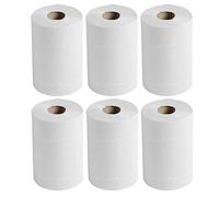 Eason Bros 6 x 2-Ply Centrefeed Kitchen Rolls - Embossed 8x8 Sheets, Heavy-Duty Absorbent Tissue Rolls for Cleaning, Restaurants, Catering & Household Use (300 Sheets)