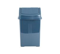 Eason Bros - 8L/25L/50L Litre Plastic Swing Bin Waste Recycle Bin Dustbins Kitchen, Bathroom Rubbish Trash Refused Bins Garbage Bin (Midnight Navy Blue, 8L)