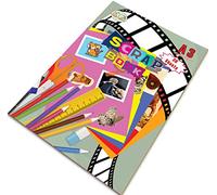 Eason Bros - Pack of 2 A3 Scrapbook, 30 Sheets Multi-Coloured Activity Scrap Book for All Age Group, Staple Binding Durable Acid-Free Drawing Paper Fun Book Ideal for DIY School Project - Art Supplies