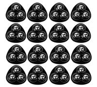 EASONGEE 16pcs Self Adhesive Swivel Wheels, 360° Rotation Small Castor Wheels Universal Mini Pulley Castors Sticky Casters Wheels for Kitchen Appliance, Small Furniture, Trash Can, Storage Box Case