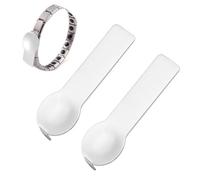 EASONGEE 2pcs Double-Sided Italian Bracelet Link Tool, Stainless Steel 5mm Charm Opening Tool Bracelet Helper Fitting Tool, Metal Jewelry Opener for Nomination Adding and Removing Charms
