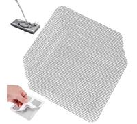EASONGEE 50pcs Floor Drain Covers Mesh Stickers, Floor Drain Sticker, Disposable Drain Hair Catcher, Sink Strainer Protector, Drain Protector, Strainer Plug Trap Filter for Bathroom, Kitchen,Bathtub