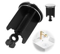 EASONGEE Universal Pop up Sink Plug, 40mm Bathroom Basin Sink Plug Replacement Adjustable Pop Up Basin Plug Wash Basin Pop up Sink Plugs Pop Up Sink Drain Stopper for Bathroom Kitchen