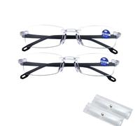 EasPowest Kloiadka Auto Focus Glasses, Kloiadka Glasses, Automatic Zoom Adjustable Anti-Blue Reading Glasses for Women Men (2PCS)