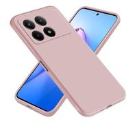 EASSGU Case for POCO F6 Pro (6.67" Inches), Soft TPU Silicone Case - Sand Powder