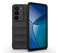 EASSGU Case for Realme C71 / Realme P3 Lite (6.67" Inches) Soft TPU Silicone Anti Fall and Anti Scratch Mobile Phone Case - Black