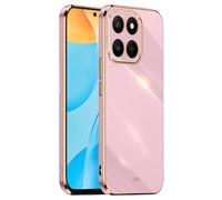 EASSGU Electroplated Frame Mobile Phone Case for Honor 400 Smart 5G (6.77 Inches), Soft TPU Silicone Protective Case - Purple