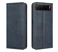 EASSGU Phone Case for Nubia Air (6.78" Inches) Flip Folio PU Leather Magnetic Switch Phone Cover, [3 Card Slots] [1 Wallet] Stand Phone Case - Blue