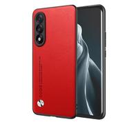 EASSGU Phone Case for OnePlus Nord 5 5G / OnePlus Nord5 5G (6.83" Inches), Leather Back Business Style Phone Case - Red
