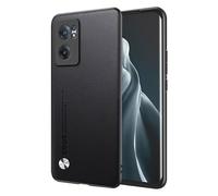 EASSGU Phone Case for OnePlus Nord CE 2 5G (6.43" Inches), Leather Back Business Style Phone Case - Black