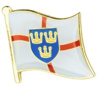 East Anglia Regional English County Metal Crest Flag Enamel Pin Badge Lapel - 1.9cm x 1.6cm - Hard Enamel East Anglian Flag Design - Historic Anglo-Saxon UK Region