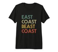 East Coast Beast Coast - Vintage Retro Design Premium T-Shirt