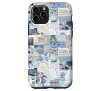 East Coast Coastal Ocean Seashell Starfish Collage Aesthetic Case for iPhone 11 Pro